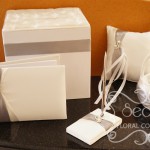 Lillian Rose Wedding Accessories, with Silver and Pearl Accents