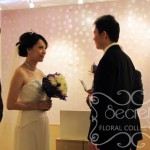 The Bride and Groom during Ceremony