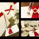 Red Signing Pen, Embellished with Rhinestone Buckle