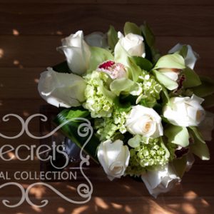 Bride's Bouquet, with Swarovski Crystal Handle